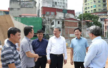 Tổng Bí thư, Chủ tịch nước Tô Lâm kiểm tra thực tế một số dự án tại Hà Nội