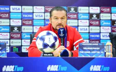 HLV Velizar Popov: 'May là Juan Mata không thi đấu trước Thể Công Viettel'