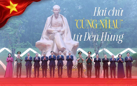 Hai chữ “cùng nhau” từ Đền Hùng