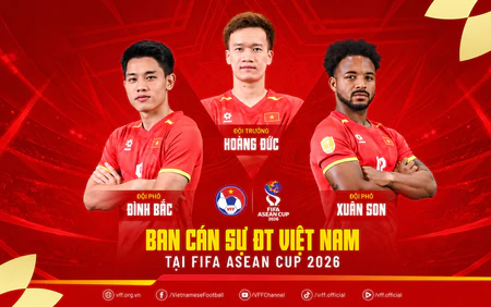 Hoàng Đức làm đội trưởng, Xuân Son và Đình Bắc là đội phó tuyển Việt Nam