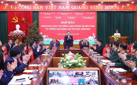 Phát động Cuộc thi chính luận về bảo vệ nền tảng tư tưởng của Đảng lần thứ Sáu, năm 2026