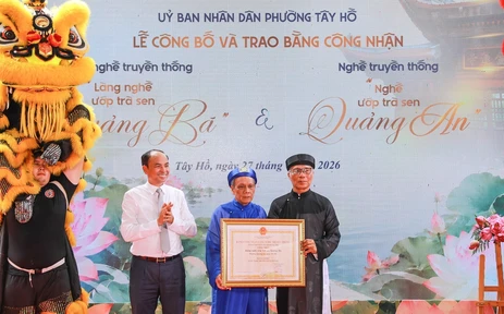  Công nhận Nghề truyền thống ướp trà sen ở Hà Nội