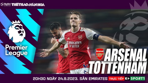 VIDEO highlights Arsenal 2-2 Tottenham, vòng 6 Ngoại hạng Anh 2023-2024