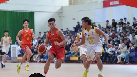Đội bóng rổ Việt Nam đại thắng 128-23 tại trận mở màn giải Đông Nam Á