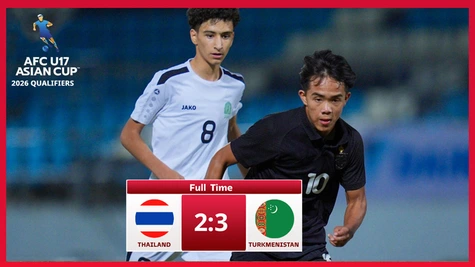 Đội trẻ Thái Lan thua sốc trên sân nhà, gần như chắc chắn lỡ hẹn với giải châu Á