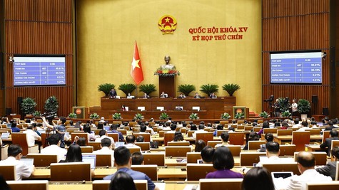 Thông qua Nghị quyết của Quốc hội về giảm Thuế giá trị gia tăng