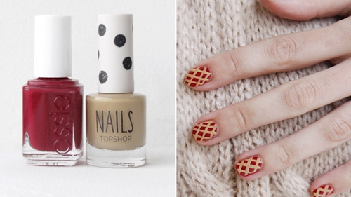 Lưu giữ mùa thu trên móng tay xinh