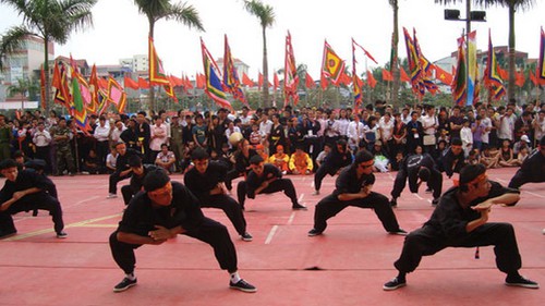 80 đoàn dự tranh giải VĐ giải võ thuật cổ truyền HN lần thứ 26