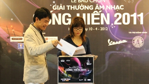 Nhà báo Hà Nội bầu chọn Cống hiến 2011: Ủng hộ mở rộng giải thưởng