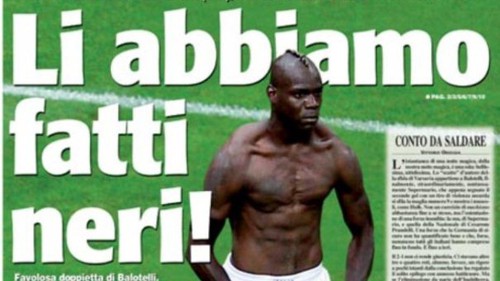 Balotelli lại bị báo chí Ý phân biệt chủng tộc