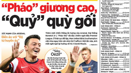 Đón đọc báo Thể thao & Văn hóa, số 293, ra ngày 20/10/2013