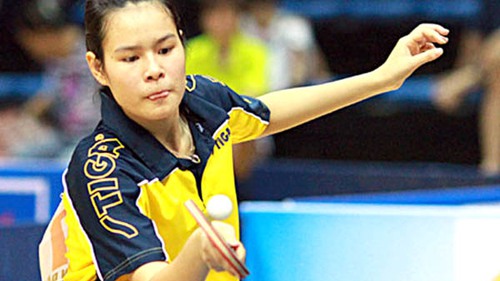 Tay vợt bóng bàn Nguyễn Thị Nga: 'Lần đầu nhưng không run sợ'