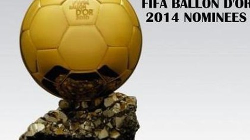 Công bố danh sách rút gọn ứng viên Quả bóng vàng và HLV xuất sắc nhất năm 2014