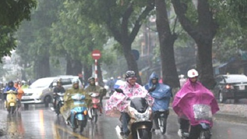 Bắc Bộ và Trung Bộ có mưa