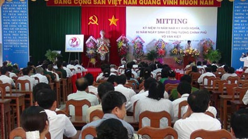 Kỷ niệm 74 năm Nam Kỳ khởi nghĩa và 92 năm ngày sinh Thủ tướng Võ Văn Kiệt