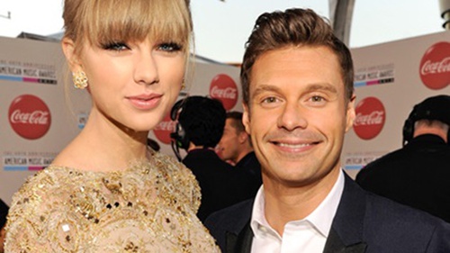 'Bà mối' tung tin Taylor Swift hôn Ryan Seacrest trong đêm giao thừa