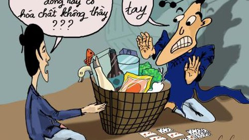 Hóa chất - Tranh của họa sĩ Cua Con