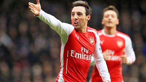 22h00, 21/2, sân Selhurst Park: Crystal Palace(13) – Arsenal(5) (lượt đi 1-2): Arsenal nên giữ Santi Cazorla!