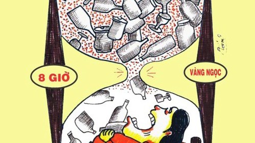 Tết - tranh của họa sĩ Tâm