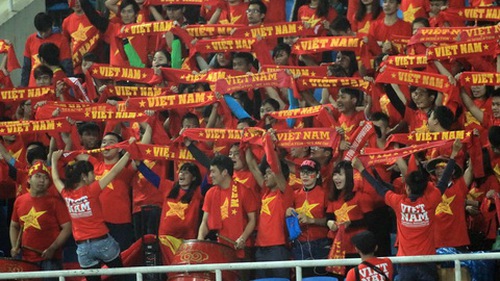 CĐV hài lòng với màn thể hiện của Olympic Việt Nam