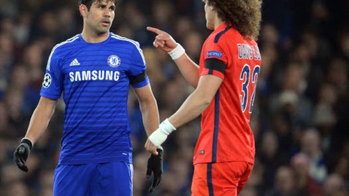 David Luiz và nghệ thuật khiêu khích trước Diego Costa