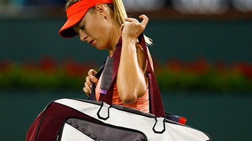 Vòng 4 Indian Wells: Sharapova rời giải trong cay đắng