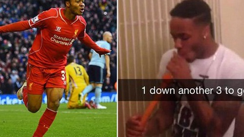 SỐC: Lộ ảnh Raheem Sterting hút shisha