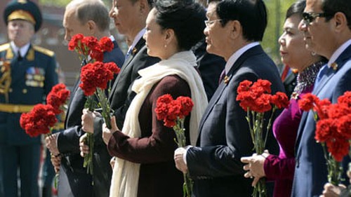 Lãnh đạo Việt Nam chúc mừng lãnh đạo Liên bang Nga nhân kỷ niệm 70 năm Ngày Chiến thắng