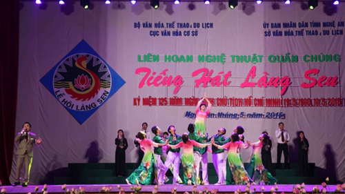 Liên hoan tiếng hát Làng Sen toàn quốc với chủ đề “Sáng mãi tên Người”