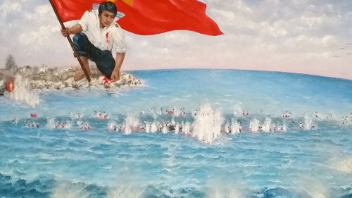 Tranh về Gạc Ma tiếp tục được đấu giá