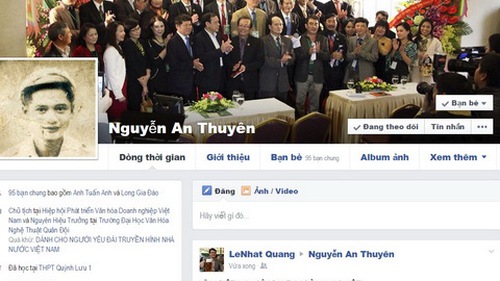 Facebook cố nhạc sĩ An Thuyên ngập tràn lời thương tiếc
