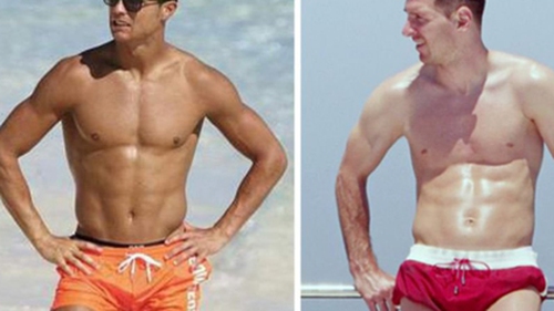 Ảnh Messi khoe cơ bắp với Ronaldo gây sốt trên mạng