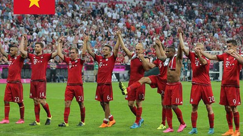 Bayern Munich, Dortmund, Schalke 04, Chelsea, Liverpool chúc mừng Quốc khánh Việt Nam
