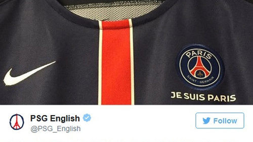 PSG ra mẫu áo đặc biệt tưởng niệm nạn nhân vụ khủng bố Paris