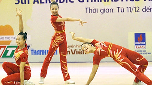 Giải thể dục Aerobic châu Á 2015: Việt Nam thành công ngoài mong đợi