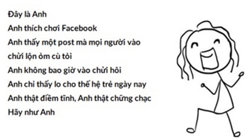 Trào lưu 'Be Like Me' - viết facebook tử tế - gây bão mạng