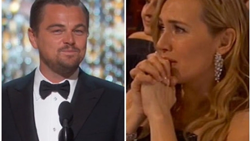 'Nàng Rose' bật khóc khi 'chàng Jack' Leonardo DiCaprio nhận Oscar