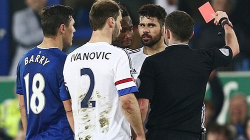 Diego Costa vẫn có thể bị treo giò 3 trận dù được minh oan không cắn Barry