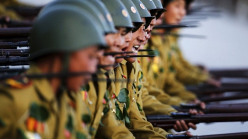 Những khoảnh khắc độc, lạ của quân đội Triều Tiên