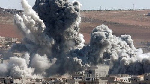 Máy bay Nga ồ ạt oanh kích thành phố Aleppo của Syria