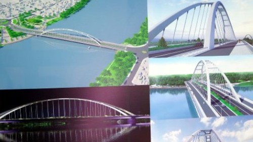 Huế xây cầu vượt sông Hương theo phương án chiếc nón hay núi Ngự Bình?