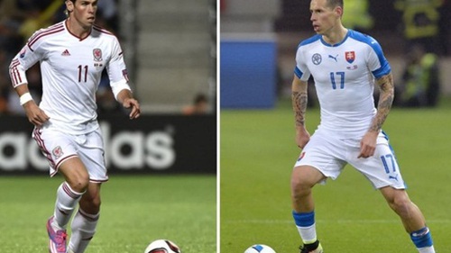 23h00 tối nay, Xứ Wales – Slovakia: Cuộc đấu của 'Bale 100 triệu và Hamsik vô giá'