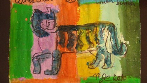 Nguyễn Tư Nghiêm: 'Phóng dật thượng thừa' với bột màu giấy dó