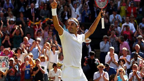 Federer ngược dòng ngoạn mục, vào bán kết Wimbledon 2016