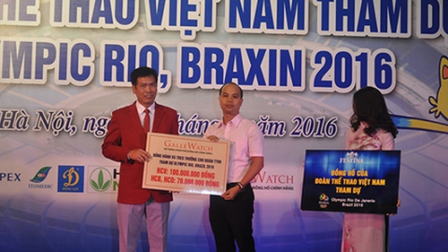 Tiếp thêm hy vọng cho thể thao Việt Nam tại Olympic Rio 2016