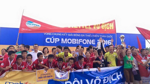 U13 Viettel vô địch giải Thiếu niên 2016