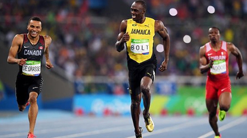 Usain Bolt không còn cười một mình khi cán đích
