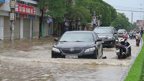 Hải Dương nhiều phố biến thành sông