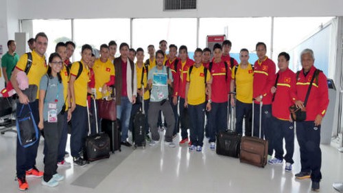 ĐT futsal Việt Nam trong ngày đầu tiên ở Colombia