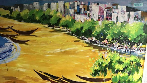 Chiêm ngưỡng 2 bức tranh phong cảnh lớn nhất Việt Nam